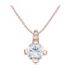 Beautiful Round Gemstone Silver Necklaces SPE-3855